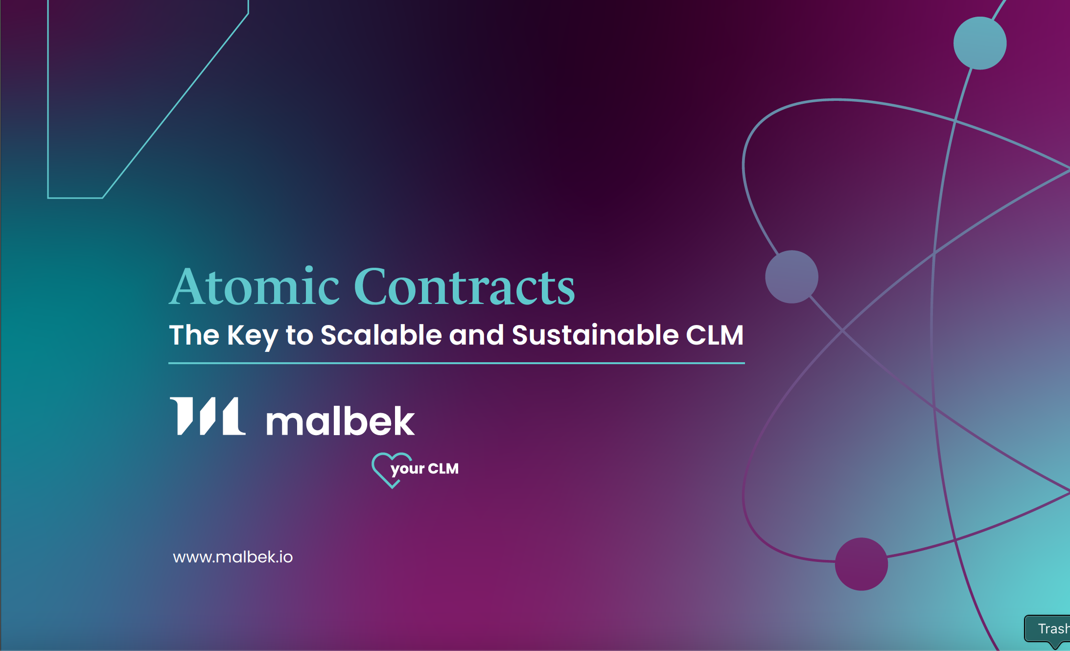 Atomic Contracts - The Key to Sustainable and Scalable CLM-1